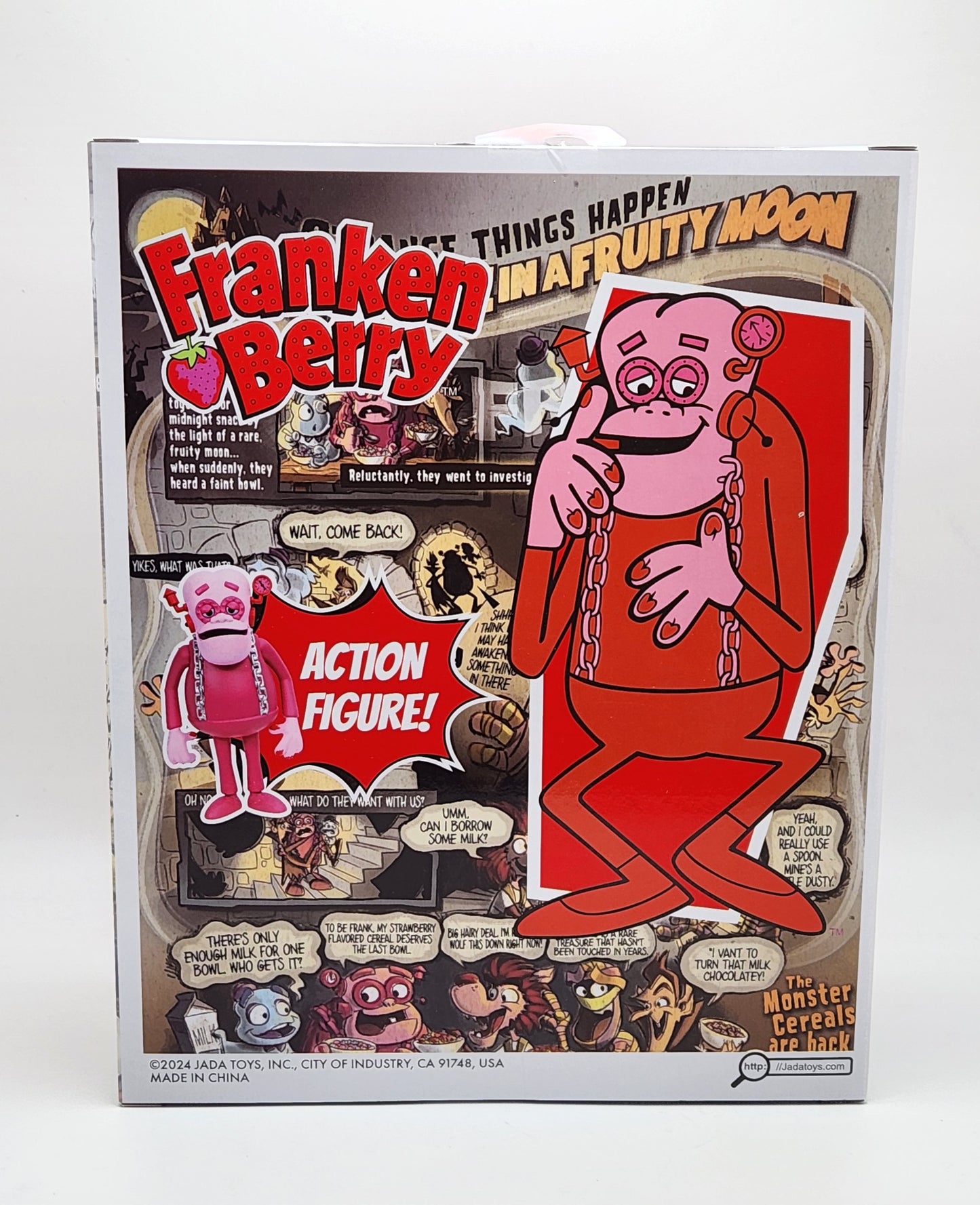 General Mills Monster Cereal- Franken Berry Action Figure (Jada Toys)