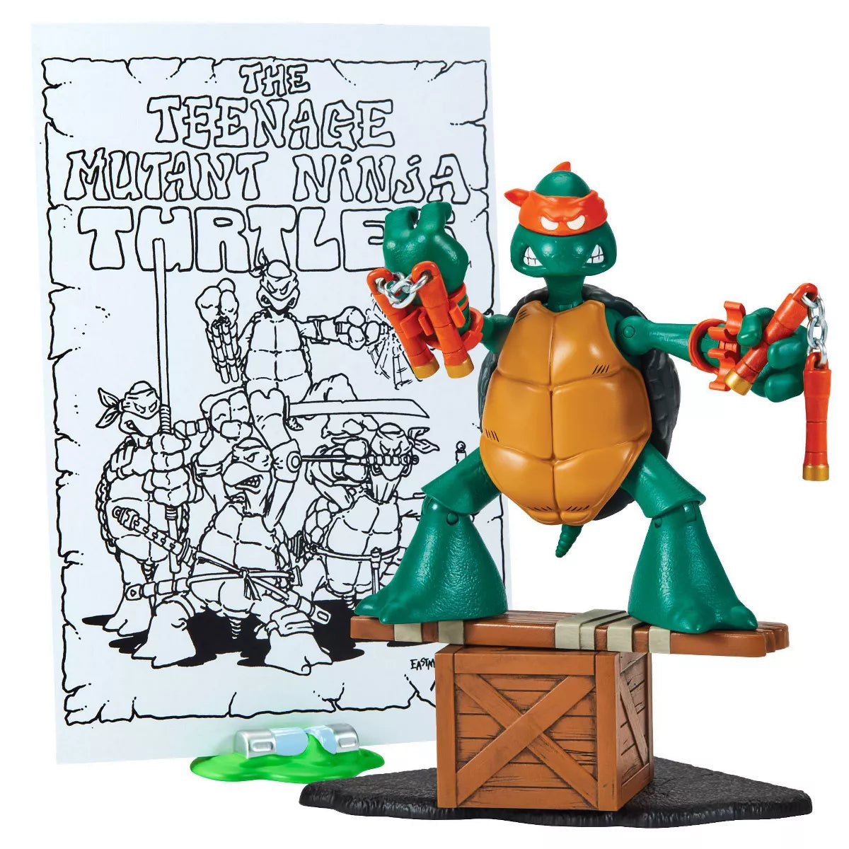 Teenage Mutant Ninja Turtles- Original Sketch- Michelangelo (Nickelodeon)