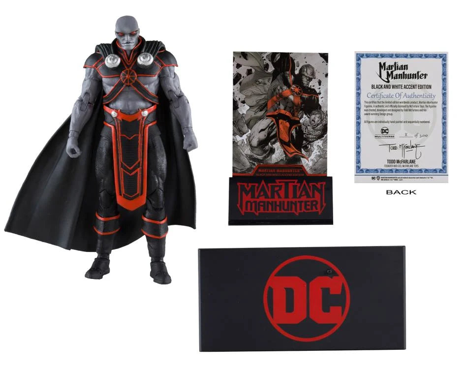 DC Multiverse- Rebirth: Martian Manhunter (Limited Black & White Accent Edition) BBTS Eclusive