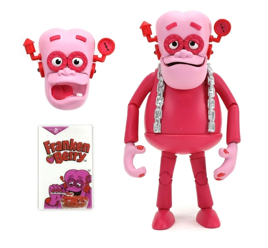 General Mills Monster Cereal- Franken Berry Action Figure (Jada Toys)