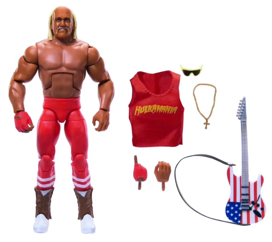 WWE Elite Collection Series- WWF Legends- Hulk Hogan (with Guitar)