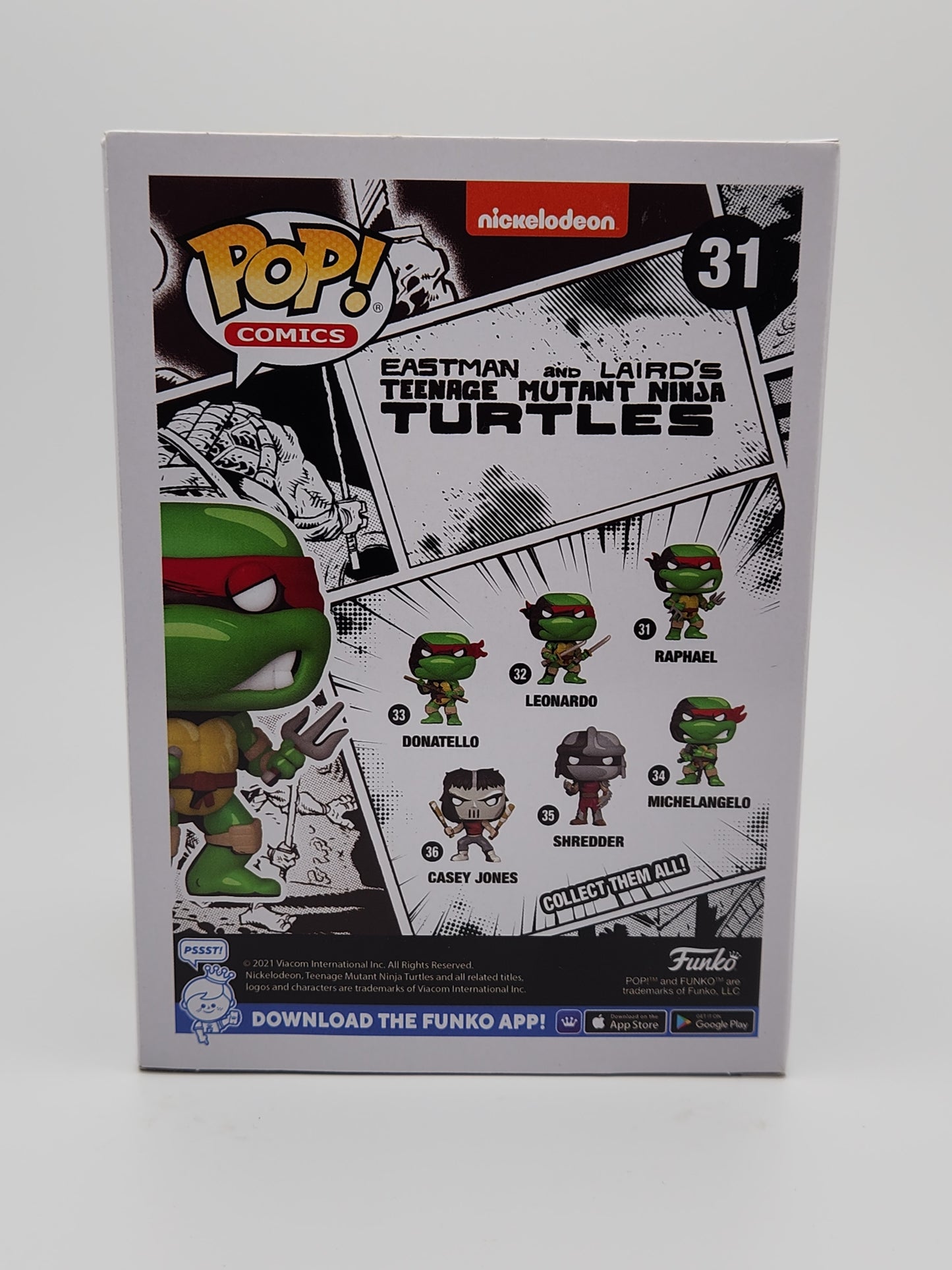 Funko Pop! Comics- Teenage Mutant Ninja Turtles: Raphael (Eastman & Laird's)