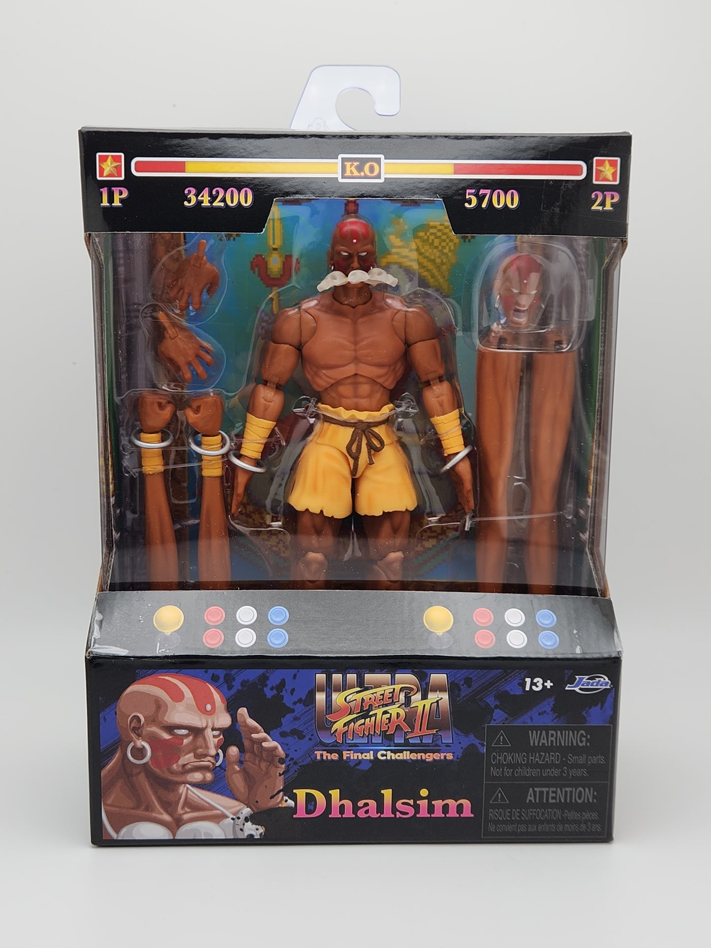 Ultra Street Fighter II- The Final Challengers: Dhalsim (Jada Toys)