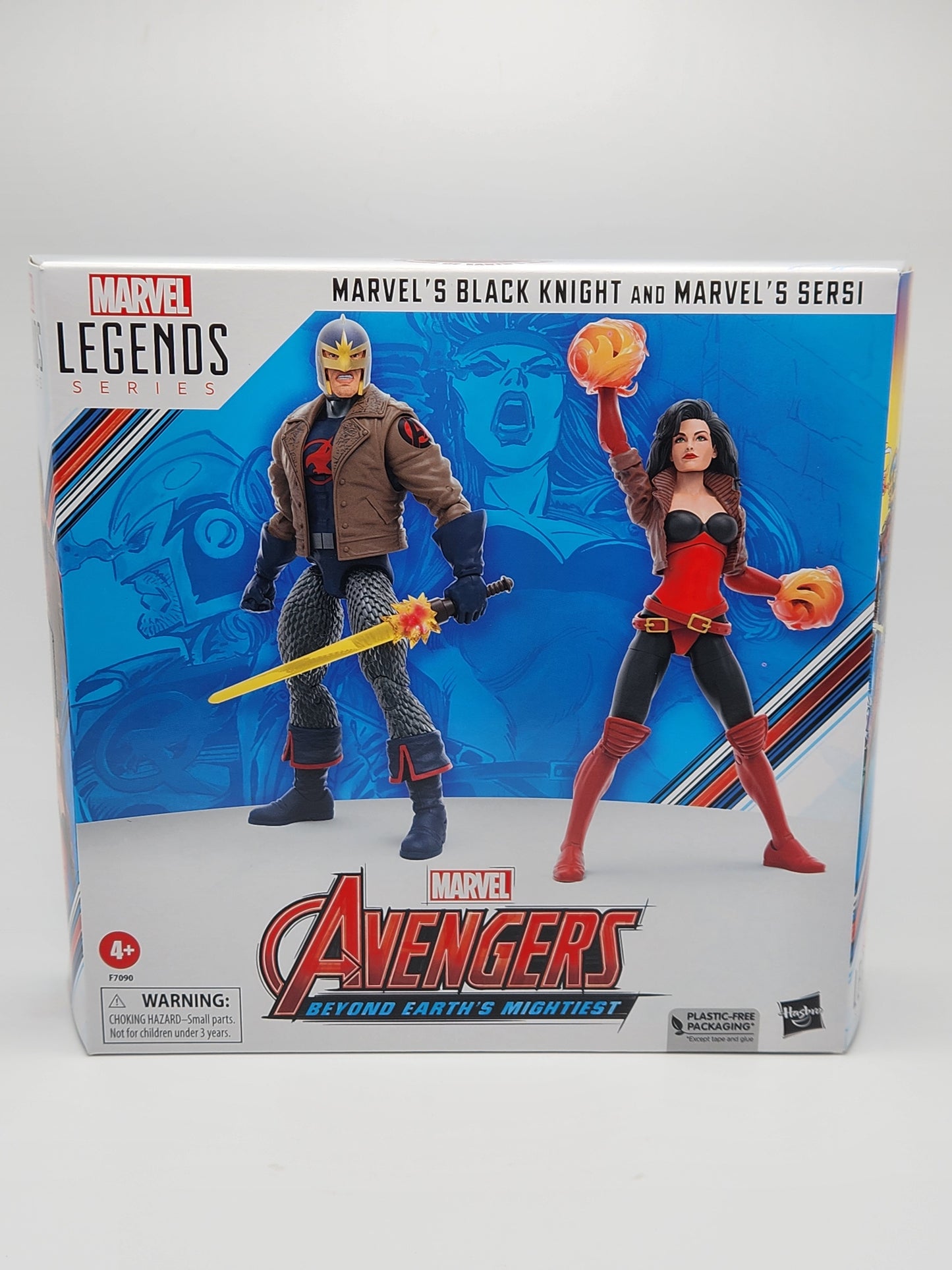 Marvel Legends Series Collection- Marvel Avengers: Marvel's Black Knight & Sersi (2-pack)