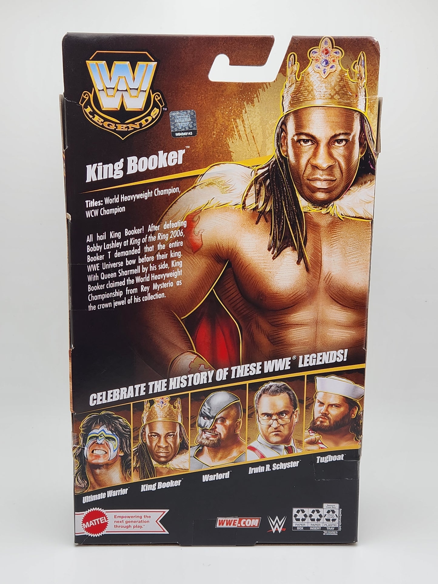 WWE Elite Collection Series- WWF Legends- King Booker (Greatest Hits)