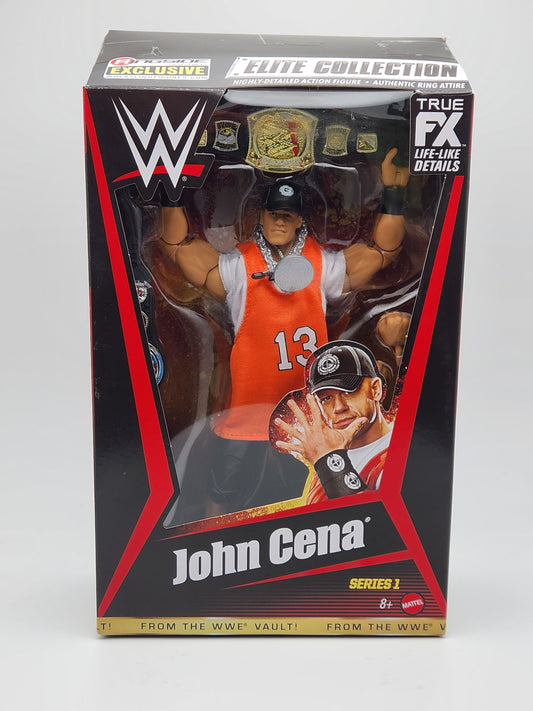 WWE Elite Collection- From The Vault Series 1- John Cena (Two Spinner Belts)