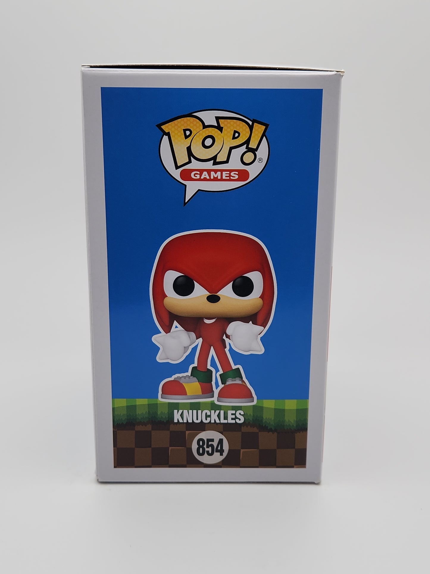 Funko Pop! Games- Sonic the Hedgehog: Knuckles (Flocked)