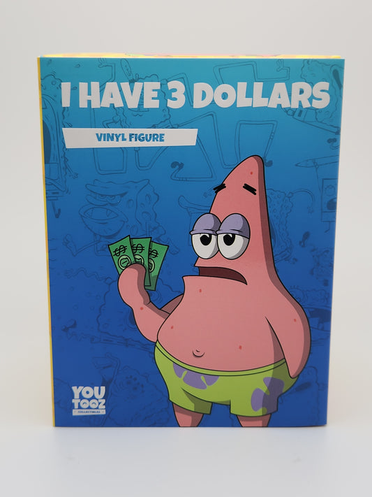 YouTooz- Spongebob Squarepants: Patrick Star "I Have 3 Dollars"