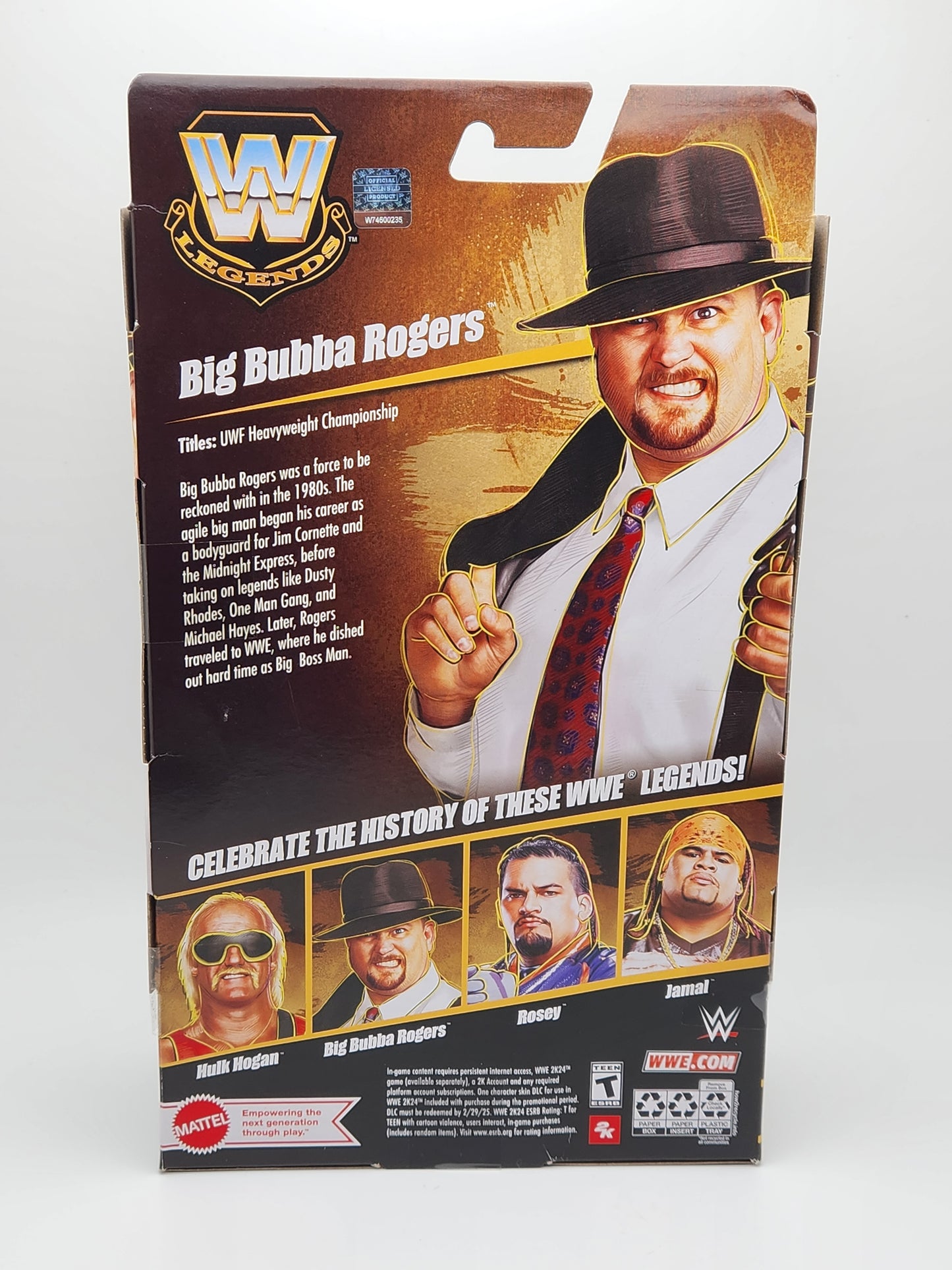 WWE Elite Collection Series- WWF Legends- Big Bubba Rogers (Chase Variant)