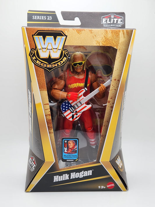 WWE Elite Collection Series- WWF Legends- Hulk Hogan (with Guitar)