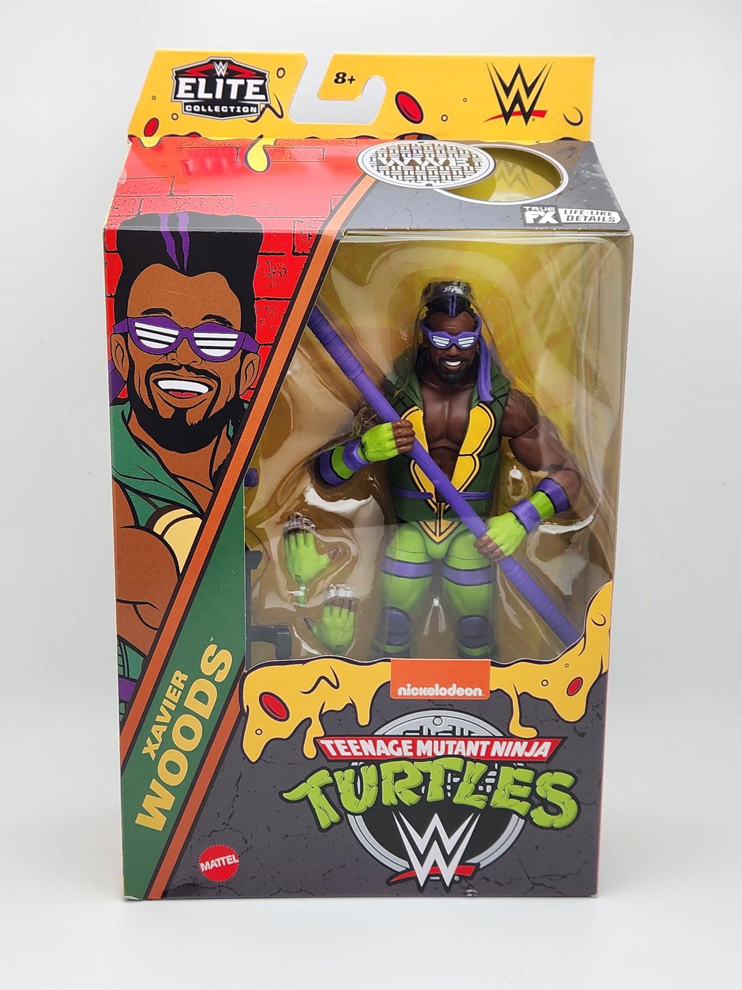 WWE Elite Collection Series- WWE X Teenage Mutant Ninja Turtles- Xavier Woods