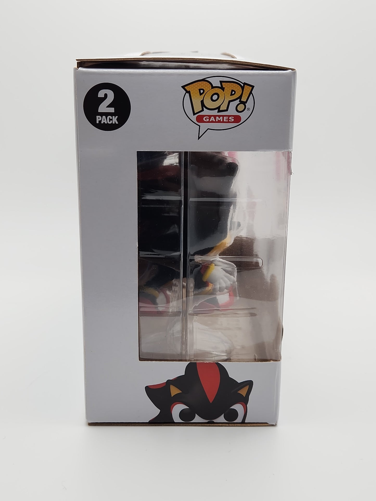 Funko Pop! Games- Sonic the Hedgehog: Shadow & Amy (Flocked) 2pk