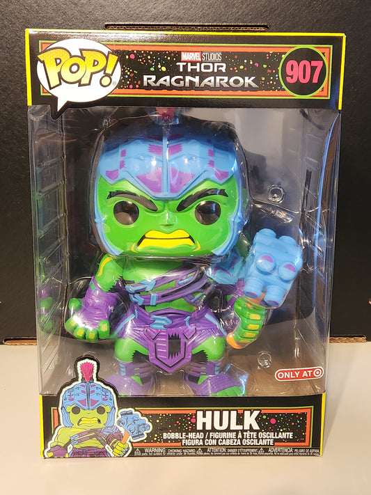Funko Pop! Jumbo- Marvel's Thor Ragnarok: Hulk (Blacklight)