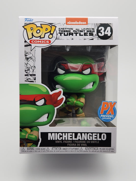 Funko Pop! Comics- Teenage Mutant Ninja Turtles: Michelangelo (Eastman & Laird's)