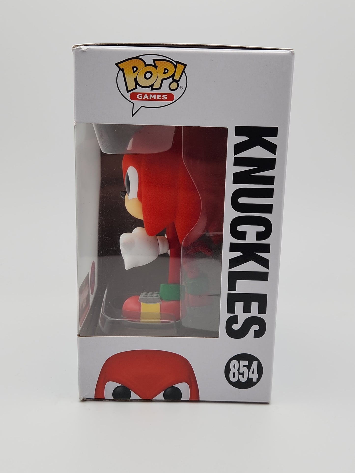 Funko Pop! Games- Sonic the Hedgehog: Knuckles (Flocked)