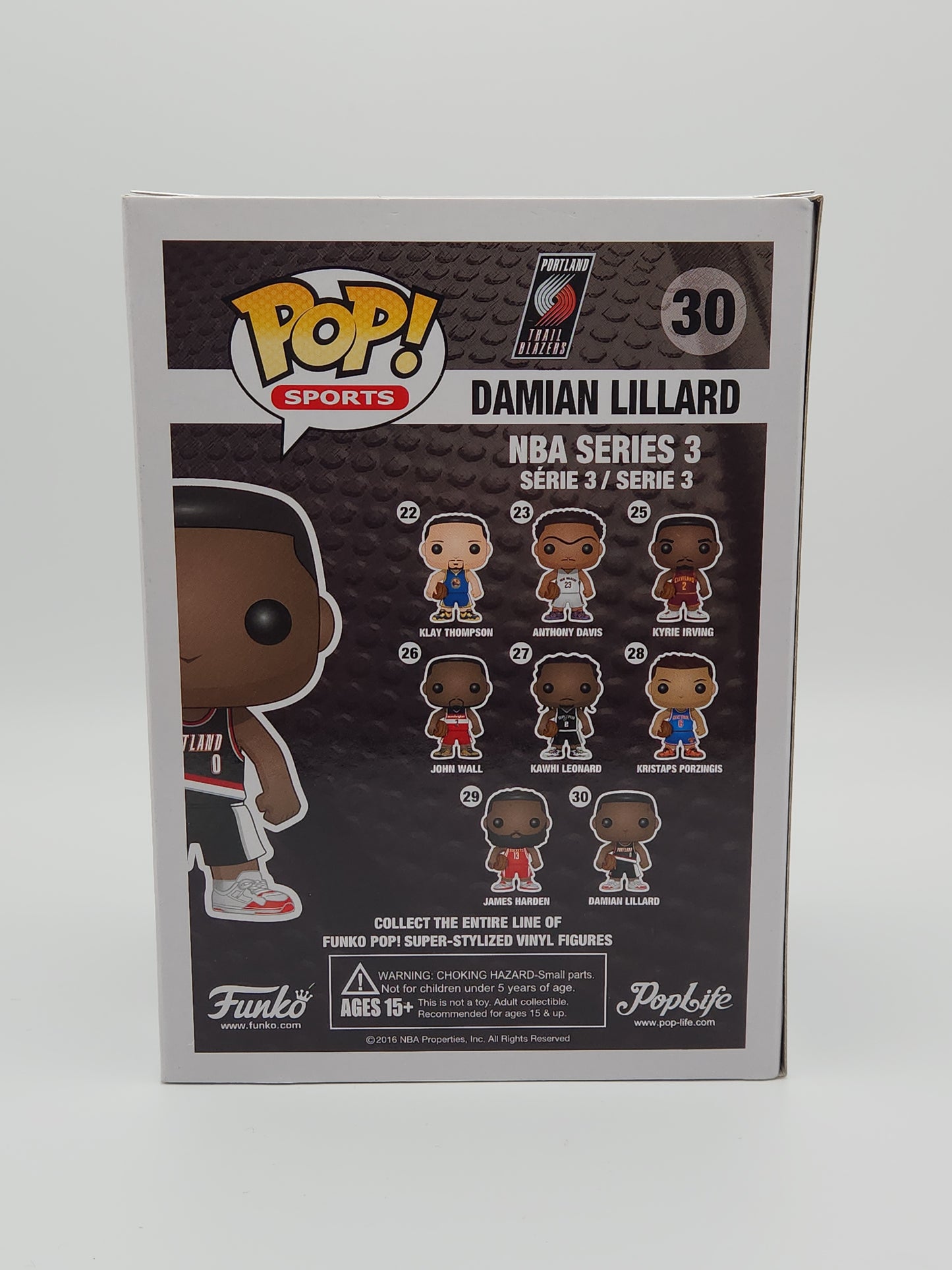 Funko Pop! Basketball- Portland Trailblazers: Damian Lillard