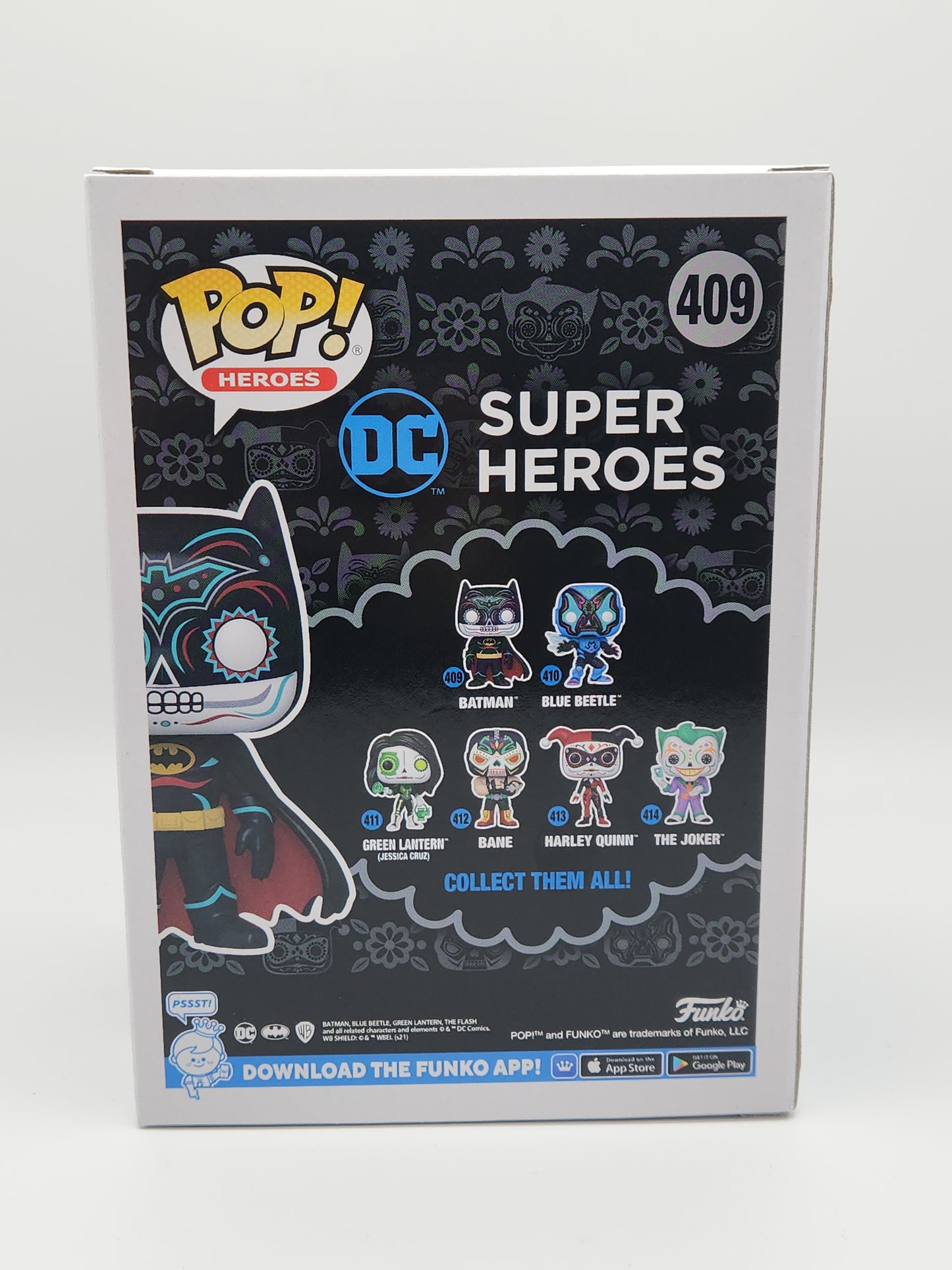 Funko Pop! DC Super Heroes- Batman (Dia de los Muertos)