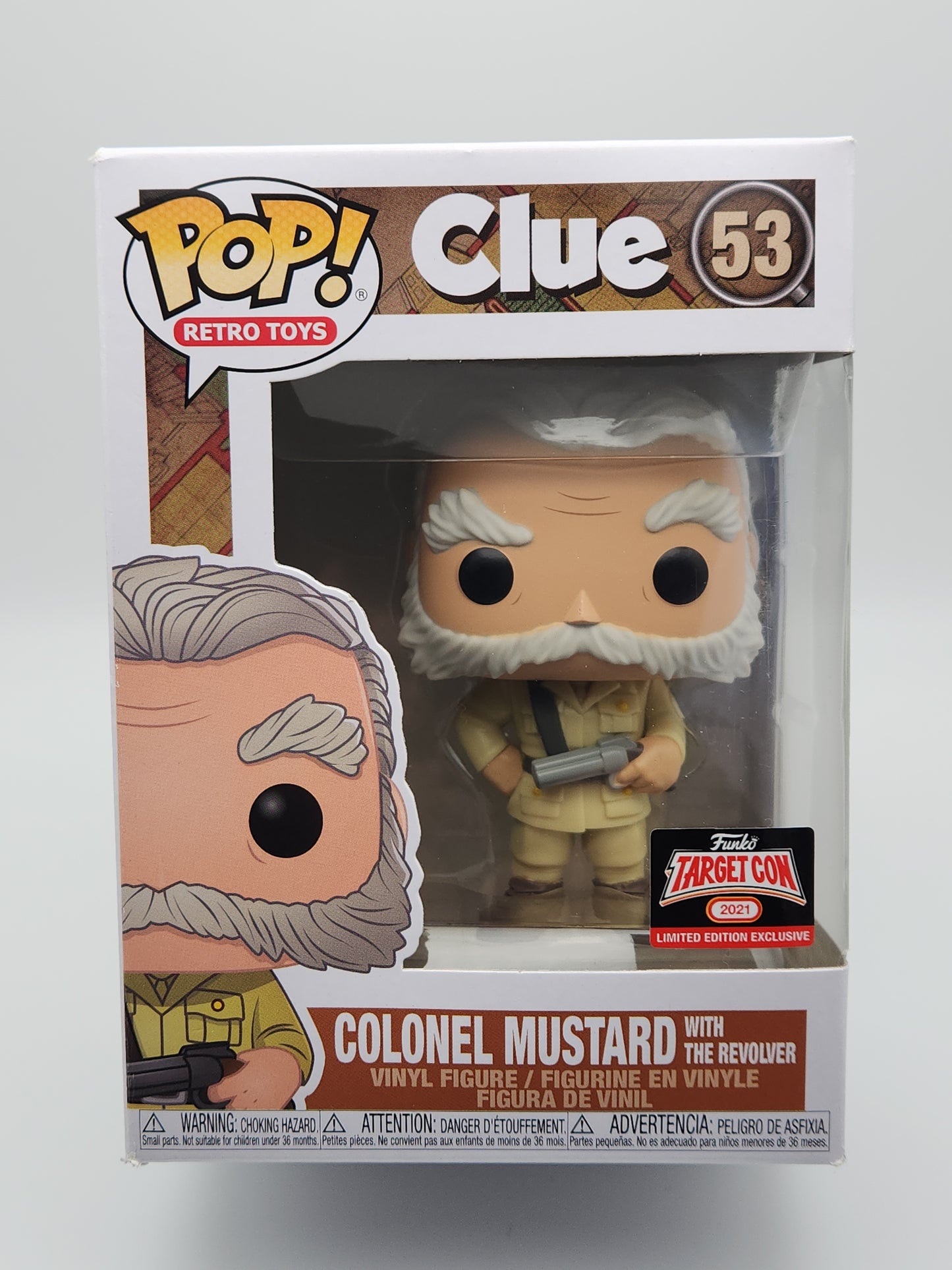 Funko Pop! Retro Toys- Clue: Colonel Mustard