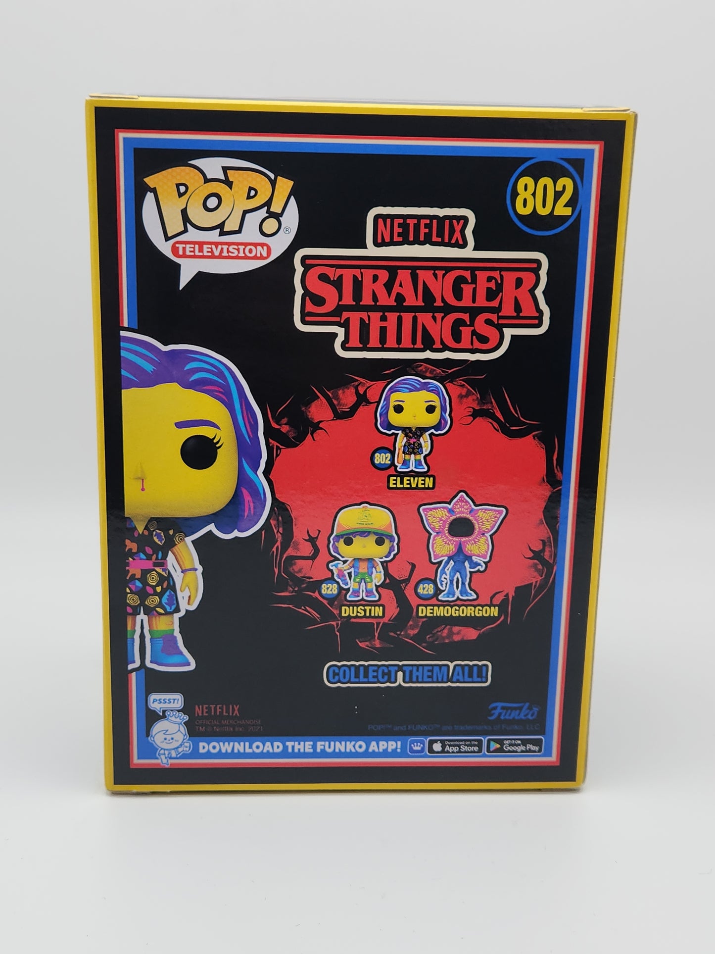 Funko Pop! Television- Stranger Things: Eleven (Blacklight)