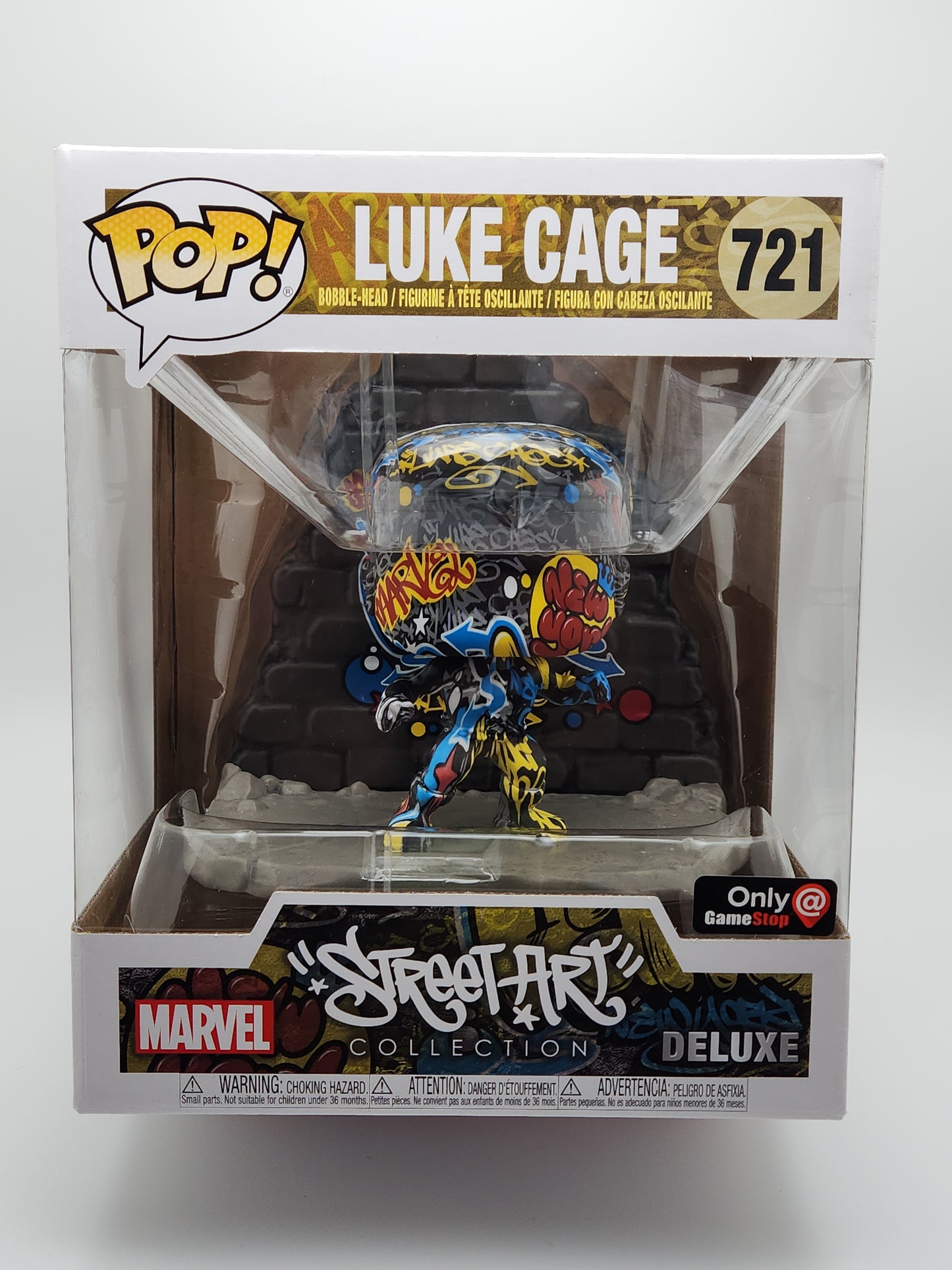 Funko Pop! Marvel- Deluxe Street Art: Luke Cage