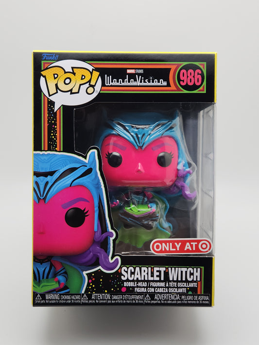 Funko Pop! Marvel- WandaVision: Scarlet Witch (Blacklight)