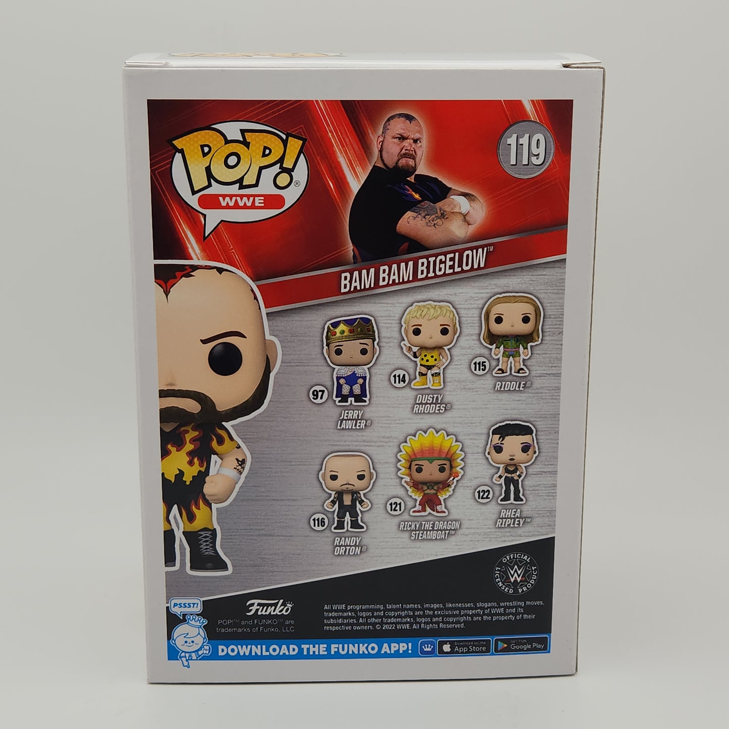 Funko Pop! WWE- Bam Bam Bigelow (GITD)